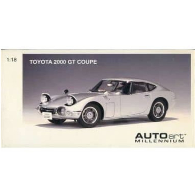 [MDL] 1/18 トヨタ 2000GT クーペ(シルバー) 「MILLENNIUMシリーズ」  完成品 ミニカー(78743) AutoArt(オートアート)