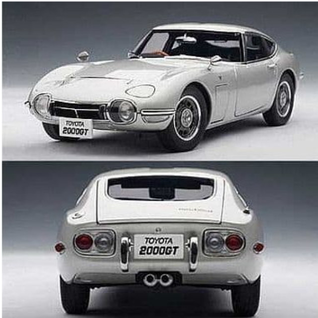 [MDL] 1/18 トヨタ 2000GT クーペ アップグレードVer.(シルバー) 「MILLENNIUMシリーズ」 完成品 ミニカー(78748) AutoArt(オートアート)