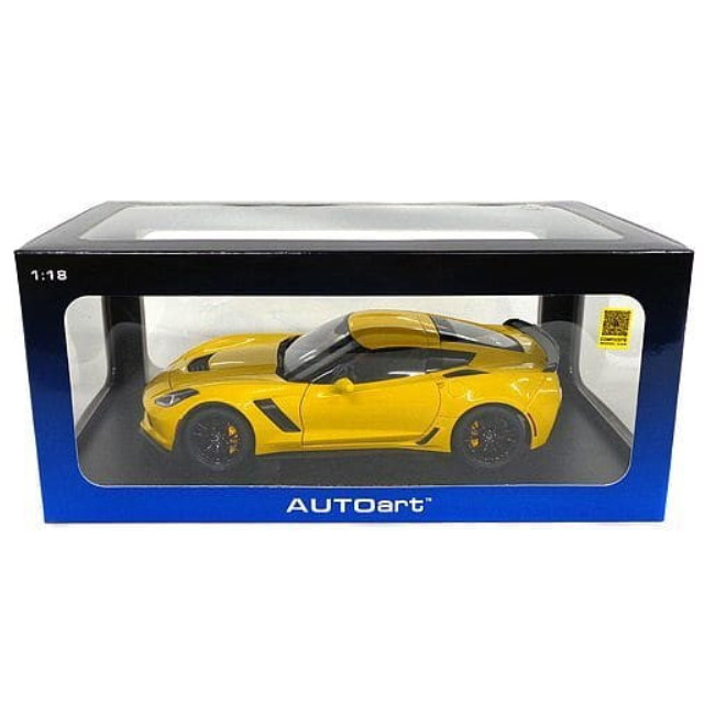 [MDL] 1/18 シボレー コルベット C7 Z06(イエロー)  完成品 ミニカー(71263) AutoArt(オートアート)