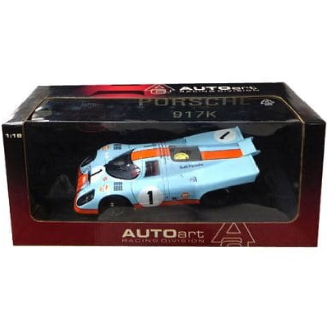 [MDL] 1/18 PORSCHE 917K DAYTONA 24HR 1971 Gulf #1(スカイブルー×オレンジ) -ポルシェ 917K デイトナ 24HR 1971- 「RACING DIVISION」 完成品 ミニカー(80031) AutoArt(オートアート)
