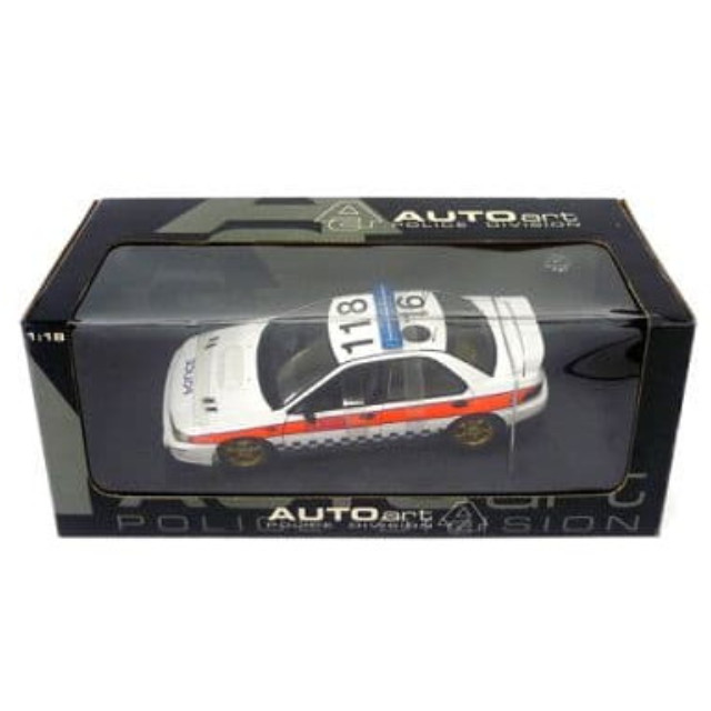 [MDL] 1/18 SUBARU IMPREZA POLICE CAR UK #118-16(ホワイト×レッド×ブルー) 「POLICE DIVISION」  完成品 ミニカー(78651) AutoArt(オートアート)