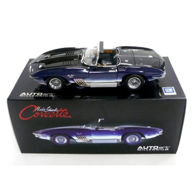 [MDL] 1/18 CHEVROLET CORVETTE MAKO SHARK 1961(ブルー) 「MILLENNIUM」 完成品 ミニカー(71131) AutoArt(オートアート)