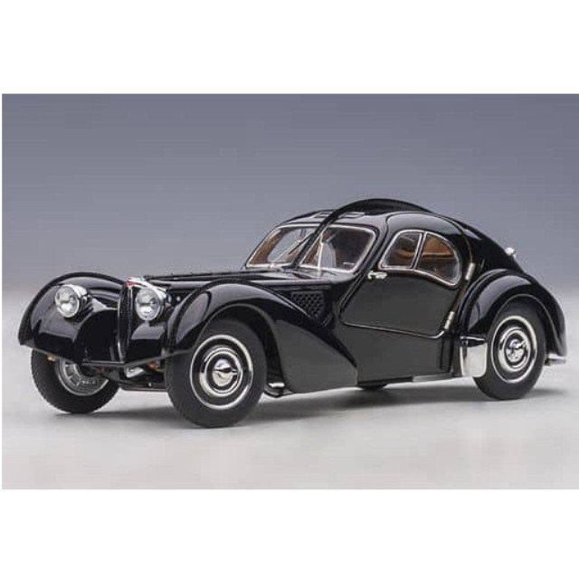 [MDL] 1/43 ブガッティ タイプ57SC アトランティック 1938(ブラック×ディスクホイール) 「シグネチャーシリーズ」  完成品 ミニカー(50946) AutoArt(オートアート)