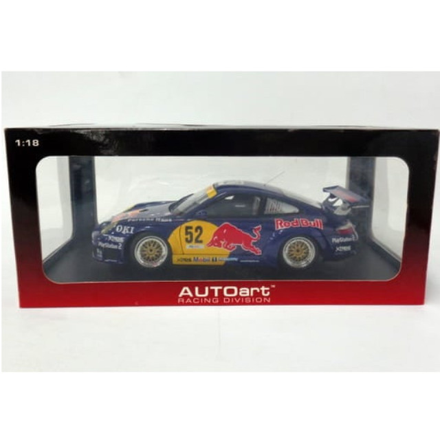 [MDL] 1/18 Porsche 911 996 GT3 RSR Monza 2004 Mobil #52(ブルー×レッド×イエロー) 「RACING DIVISION」 完成品 ミニカー(80473) AutoArt(オートアート)