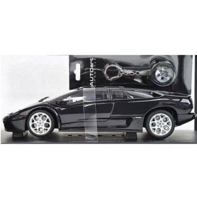 [MDL] 1/18 ランボルギーニ ディアブロ6.0(ブラック) ランボルギーニカウンタック・ホイール・キーチェーン付き  完成品 ミニカー(387032) AutoArt(オートアート)