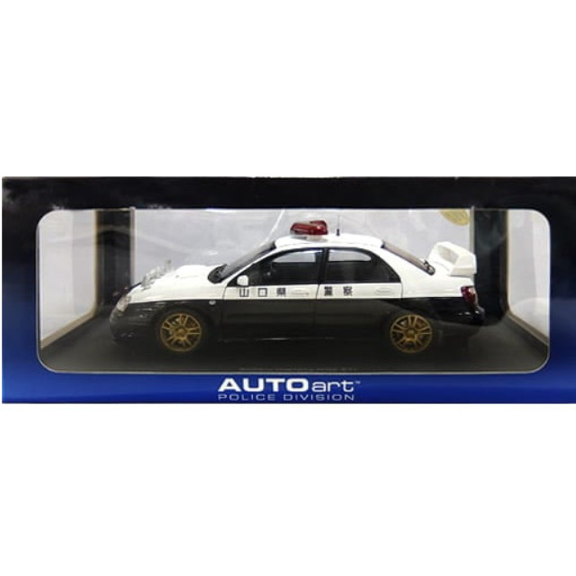 [MDL] 1/18 SUBARU IMPREZA WRX STI JAPANESE POLICE CAR 山口県警察(ホワイト×ブラック) 「POLOCE DIVISION」 完成品 ミニカー(78656) AutoArt(オートアート)