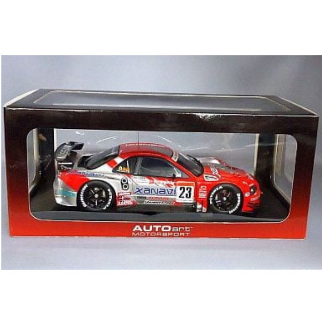 [MDL] 1/18 ザナヴィ ニスモ GT-R 2003 JGTC GT500 チャンピオン ラウンド8 鈴鹿 #23(レッド×シルバー) 完成品 ミニカー(80377) AutoArt(オートアート)
