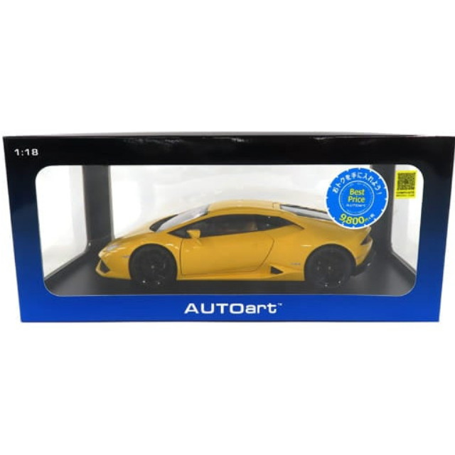 [MDL] 1/18 Lamborghini Huracan LP610-4(パールイエロー)  完成品 ミニカー(38553) AutoArt(オートアート)