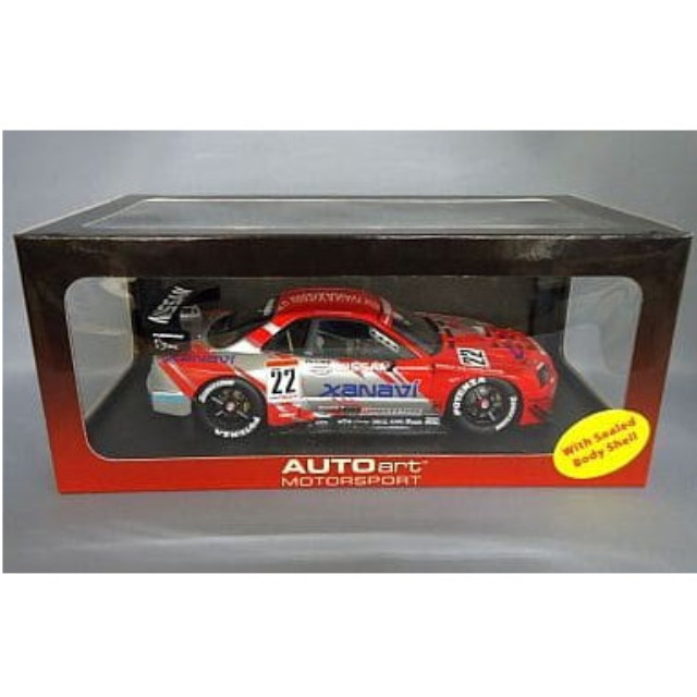 [MDL] 1/18 NISSAN SKILINE GT-R JGTC 2002 XANAVI NISMO ZENRIN #22(シルバー×レッド) 「MOTORSPORT」 完成品 ミニカー(80277) AutoArt(オートアート)