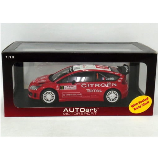 [MDL] 1/18 CITROEN C4 WRC 2008 TOTAL #1(レッド×ホワイト) 「MOTORSPORT」 完成品 ミニカー(80838) AutoArt(オートアート)