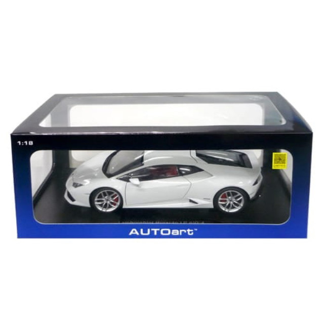 [MDL] 1/18 ランボルギーニ ウラカン LP610-4 (メタリックホワイト)  完成品 ミニカー(74602) AutoArt(オートアート)