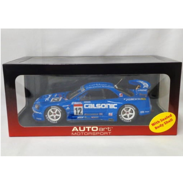 [MDL] 1/18 NISSAN SKYLINE GTR R34 JGTC 2001 CALSONIC 日新火災 #12(スカイブルー) 「MOTORSPORT」 完成品 ミニカー(80176) AutoArt(オートアート)
