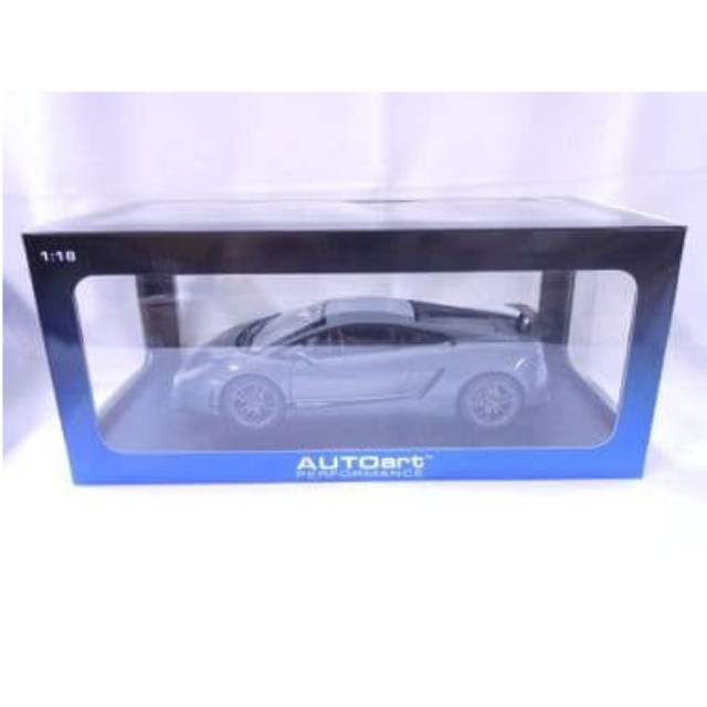 [MDL] 1/18 ランボルギーニ ガヤルド LP570-4 スーパーレジューラ グレー GRIGIO TELESTO 完成品 ミニカー(74657) AutoArt(オートアート)