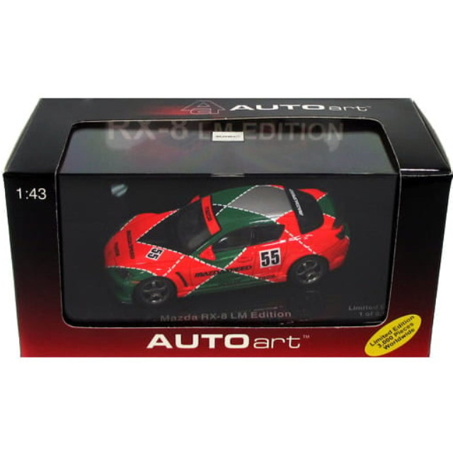 [MDL] 1/43 MAZDA SPEED RX-8 LM EDITION (オレンジ×グリーン)  完成品 ミニカー(60443) AutoArt(オートアート)