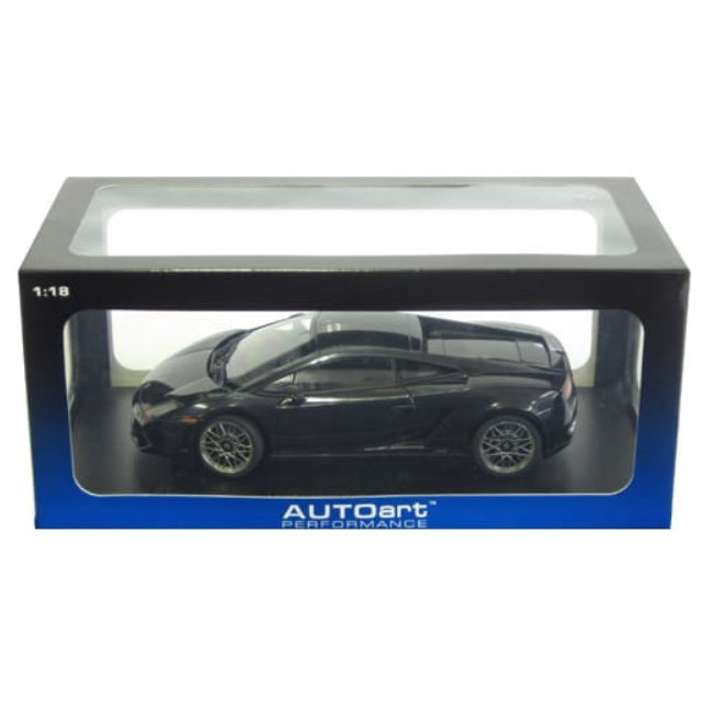 [MDL] 1/18 LAMBORGHINI GALLARDO LP560-4(メタリックブラック) 「PERFORMANCE」 完成品 ミニカー(74589) AutoArt(オートアート)
