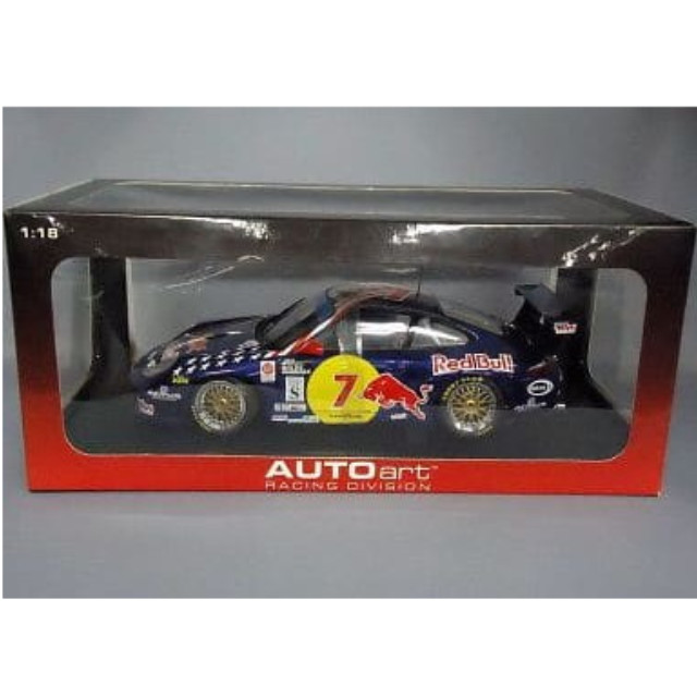 [MDL] 1/18 ポルシェ 911 GT3R デイトナ24hrs 2002 REDBULL #7(ブルー)  完成品 ミニカー(80272) AutoArt(オートアート)