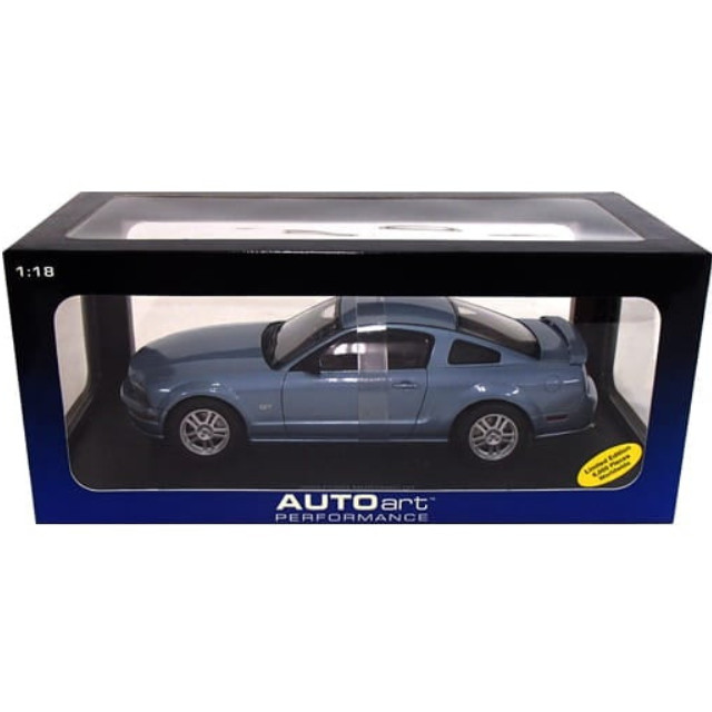 [MDL] 1/18 FORD MUSTANG GT 2005 PRODUTION VERSION(ウインドベールブルー) 「PERFORMANCE」 完成品 ミニカー(73014) AutoArt(オートアート)