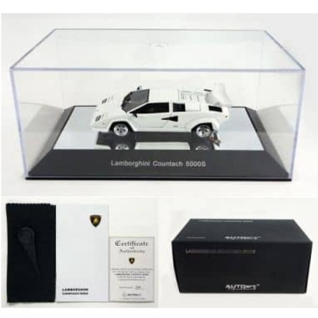 [MDL] 1/43 ランボルギーニ カウンタック5000S ホワイト  完成品 ミニカー(54533) AutoArt(オートアート)
