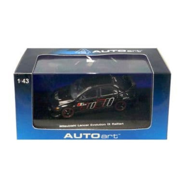 [MDL] 1/43 Mitsubishi Lancer Evolution IX Ralliart(ブラック) 完成品 ミニカー(57192) AutoArt(オートアート)