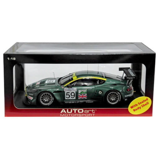 [MDL] 1/18 Aston Martin DBR9 24 hrs Le Mans 2005 HACKETT #59(グリーン) 「MOTORSPORT」 完成品 ミニカー(80507) AutoArt(オートアート)