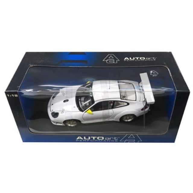 [MDL] 1/18 PORSCHE 911 GT3R(ホワイト×イエロー) 「PERFORMANCE」  完成品 ミニカー(77821) AutoArt(オートアート)