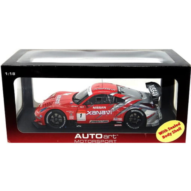 [MDL] 1/18 NISSAN FAIRLADY Z SUPER GT 2005 Xanavi NISMO BRIDGESTONE #1(レッド×シルバー)  完成品 ミニカー(80576) AutoArt(オートアート)
