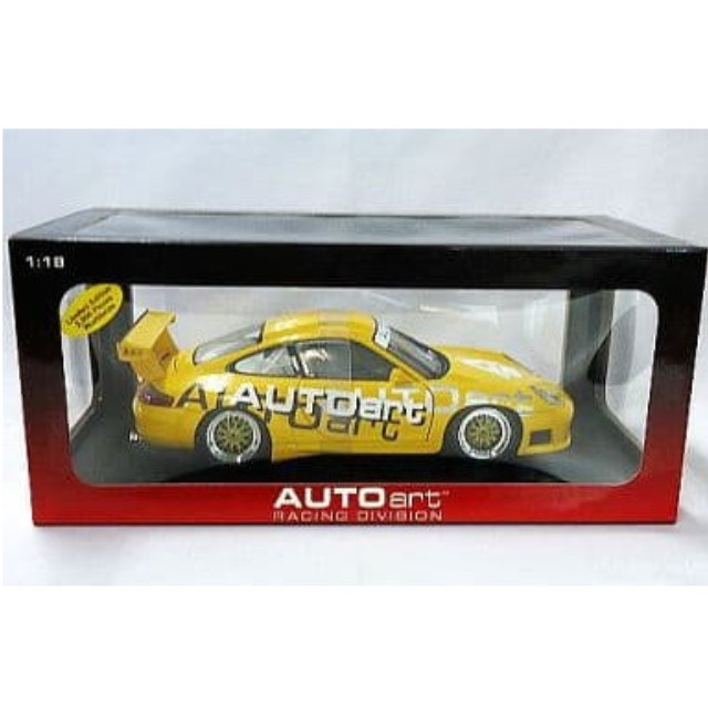 [MDL] 1/18 ポルシェ 911 996 GT3R オートアートエディション(イエロー) 「RACING DIVISION」 完成品 ミニカー(80675) AutoArt(オートアート)