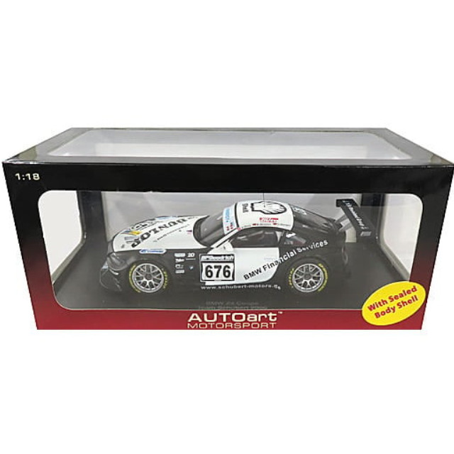 [MDL] 1/18 BMW Z4 COUPE NURBURGRING 2006 TEAM SCHUBERT Shell #676(ホワイト×ブラック)  完成品 ミニカー(80649) AutoArt(オートアート)
