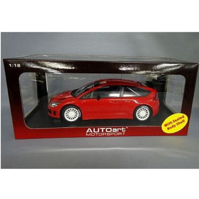 [MDL] 1/18 シトロエン C4 ’07WRC プレーンボディ(レッド)  完成品 ミニカー(80736) AutoArt(オートアート)