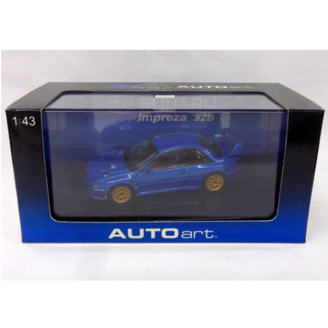 [MDL] 1/43 SUBARU IMPEZA 22B(メタリックブルー)  完成品 ミニカー(58601) AutoArt(オートアート)