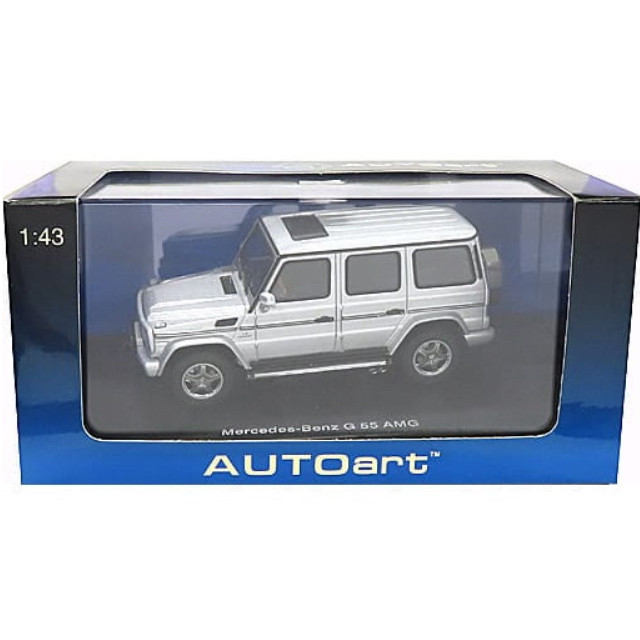 [MDL] 1/43 MERCEDES-BENZ G55 AMG(シルバー)  完成品 ミニカー(56116) AutoArt(オートアート)