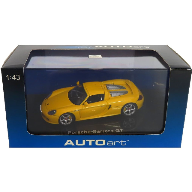 [MDL] 1/43 PORSCHE CARRERA GT(イエロー)  完成品 ミニカー(58044) AutoArt(オートアート)