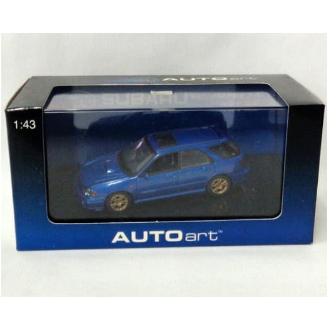[MDL] 1/43 SUBARU NEW AGE IMPREZA WRX STi WAGON(ブルー)  完成品 ミニカー(58631) AutoArt(オートアート)