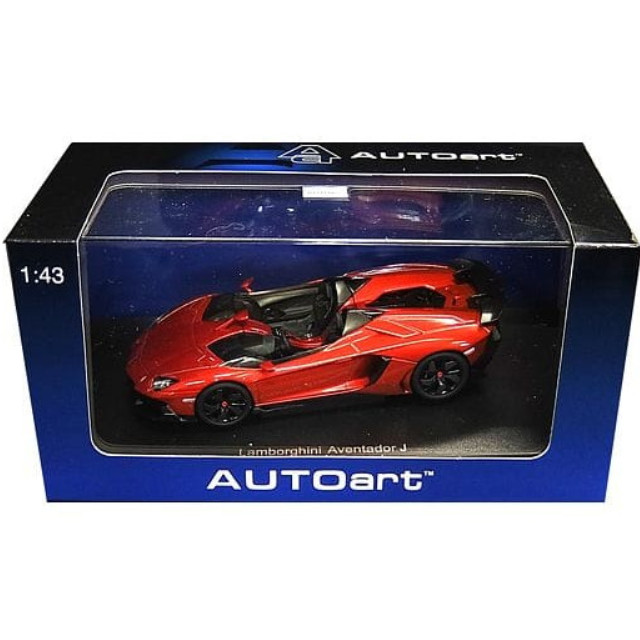 [MDL] 1/43 ランボルギーニ アヴェンタドール J(メタリックレッド)  完成品 ミニカー(54651) AutoArt(オートアート)
