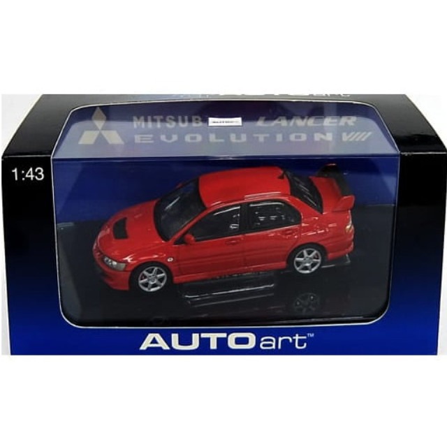 [MDL] 1/43 MITSUBISHI LANCER EVOLUTION VIII(レッド)  完成品 ミニカー(57181) AutoArt(オートアート)