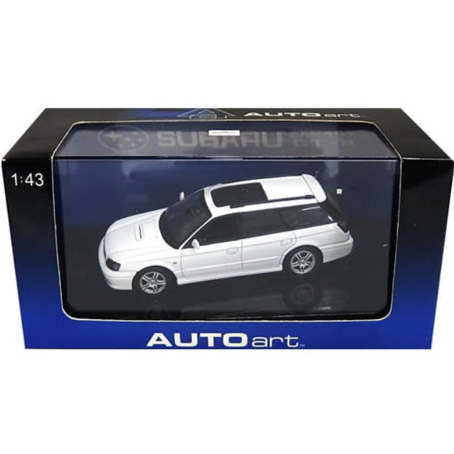 [MDL] 1/43 SUBARU LEGACY GTB ’99(ホワイト)  完成品 ミニカー(58622) AutoArt(オートアート)