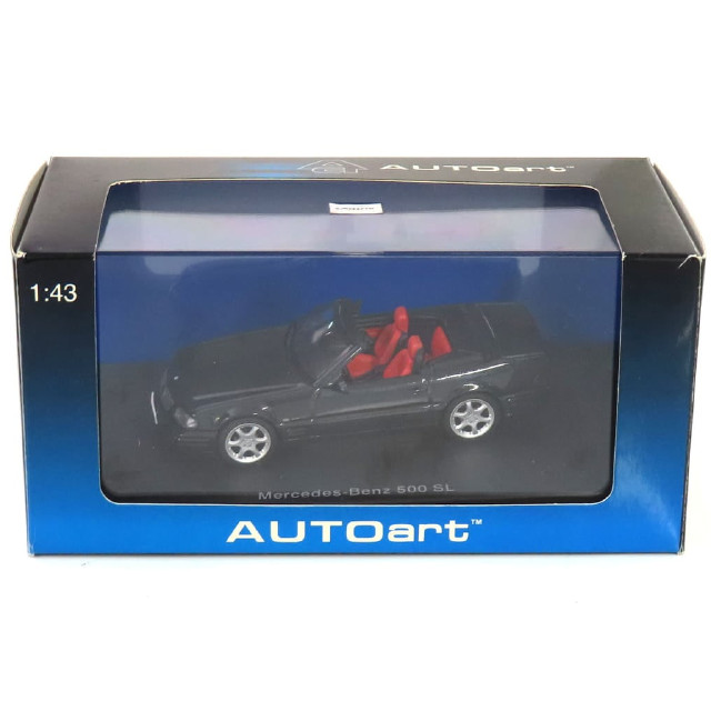 [MDL] 1/43 Mercedes-Benz 500 SL(ブラック)  完成品 ミニカー(56221) AutoArt(オートアート)