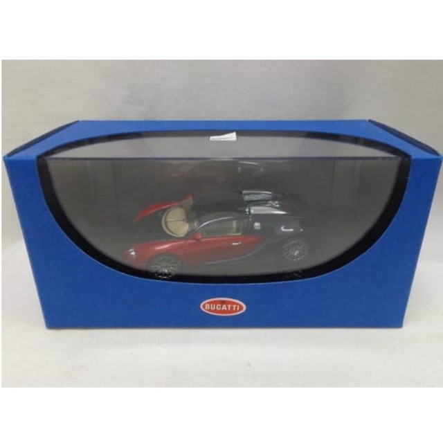 [MDL] 1/43 BUGATTI EB 16.4 VEYRON(ブラック×レッド)  完成品 ミニカー(50901) AutoArt(オートアート)