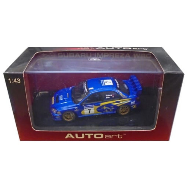 [MDL] 1/43 SUBARU NEW AGE IMPREZA WRC 2003 STI Performance #7(ブルー)  完成品 ミニカー(60393) AutoArt(オートアート)