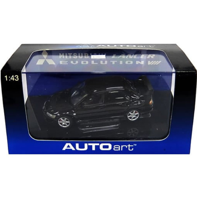 [MDL] 1/43 MITSUBISHI LANCER EVOLUTION VIII(ブラック)  完成品 ミニカー(57183) AutoArt(オートアート)