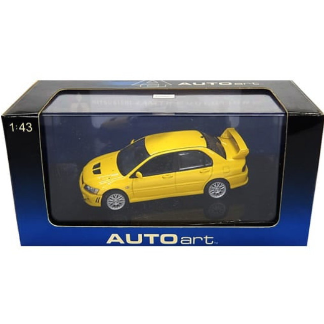 [MDL] 1/43 MITSUBISHI LANCER EVOLUTION VII STREET CAR(イエロー)  完成品 ミニカー(57161) AutoArt(オートアート)