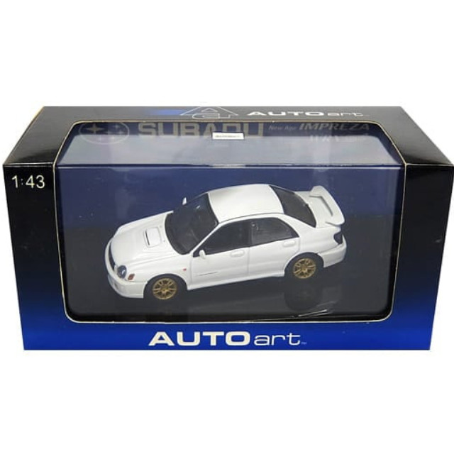 [MDL] 1/43 SUBARU New Age IMPREZA WRX STI 2001(ホワイト)  完成品 ミニカー(58641) AutoArt(オートアート)