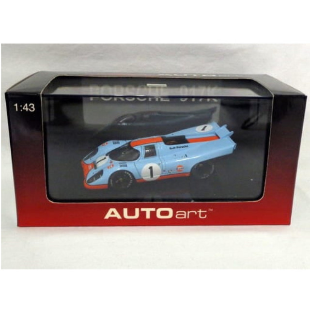 [MDL] 1/43 PORSCHE 917K DAYTONA 24HR 70 Gulf #1(スカイブルー×オレンジ) 完成品 ミニカー(67072) AutoArt(オートアート)