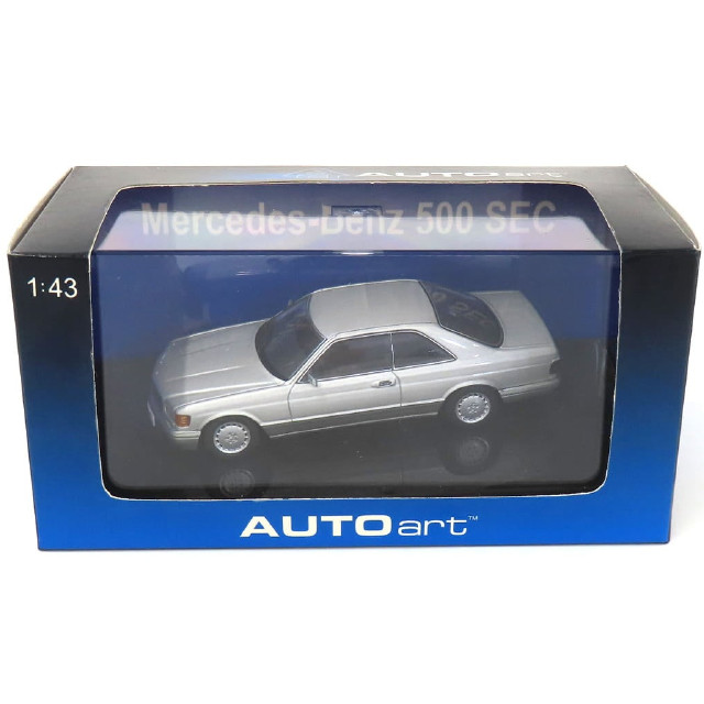 [MDL] 1/43 MERCEDES-BENZ 500SEC W126(シルバー)  完成品 ミニカー(56212) AutoArt(オートアート)