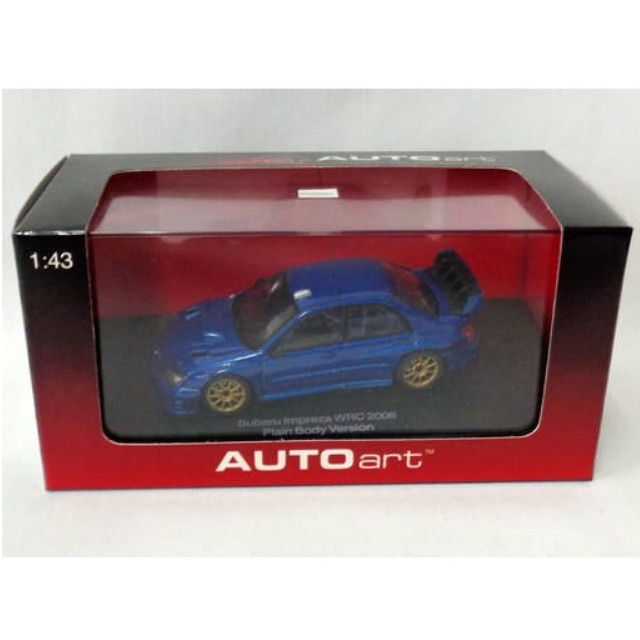 [MDL] 1/43 SUBARU IMPREZA WRC 2008 PLAIN BODY VERSION(ブルー) 完成品 ミニカー(60890) AutoArt(オートアート)