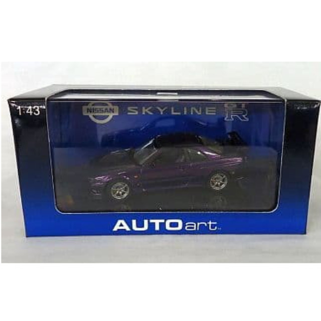 [MDL] 1/43 日産 スカイライン GTR(R34)パープル  完成品 ミニカー(573039) AutoArt(オートアート)