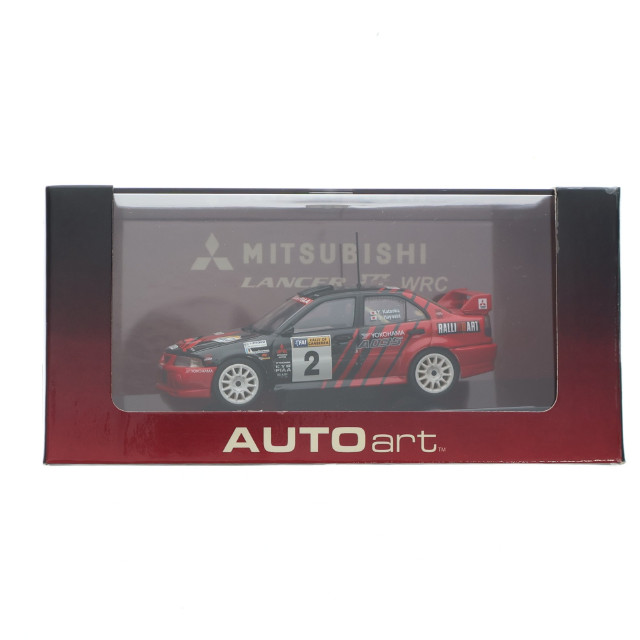 [MDL] 1/43 Mitsubishi Lancer Evo 6 Winner Rally of Canberra 1999 YOKOHAMA #2(ブラック×レッド) 完成品 ミニカー AutoArt(オートアート)