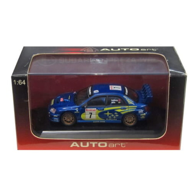 [MDL] 1/64 SUBARU NEW AGE IMPREZA WRC 2003 MOTUL #7(ブルー)  完成品 ミニカー(28021) AutoArt(オートアート)