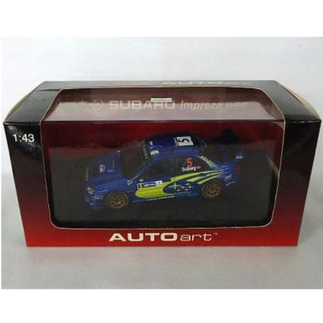 [MDL] 1/43 スバル インプレッサ WRC 2005 ラリー・メキシコ優勝車 PEMEX #5(ブルー×イエロー) 完成品 ミニカー(60592) AutoArt(オートアート)