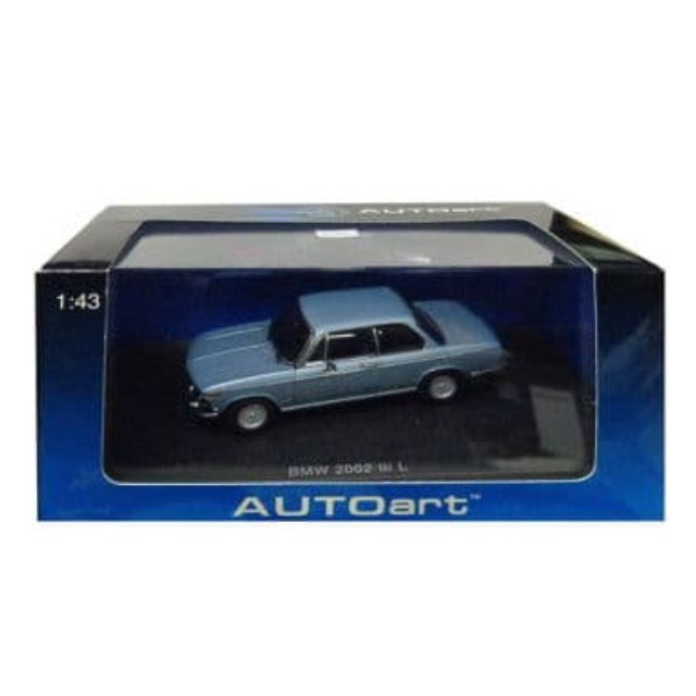 [MDL] 1/43 BMW 2002 tii L 1974(スカイブルー)  完成品 ミニカー(50513) AutoArt(オートアート)